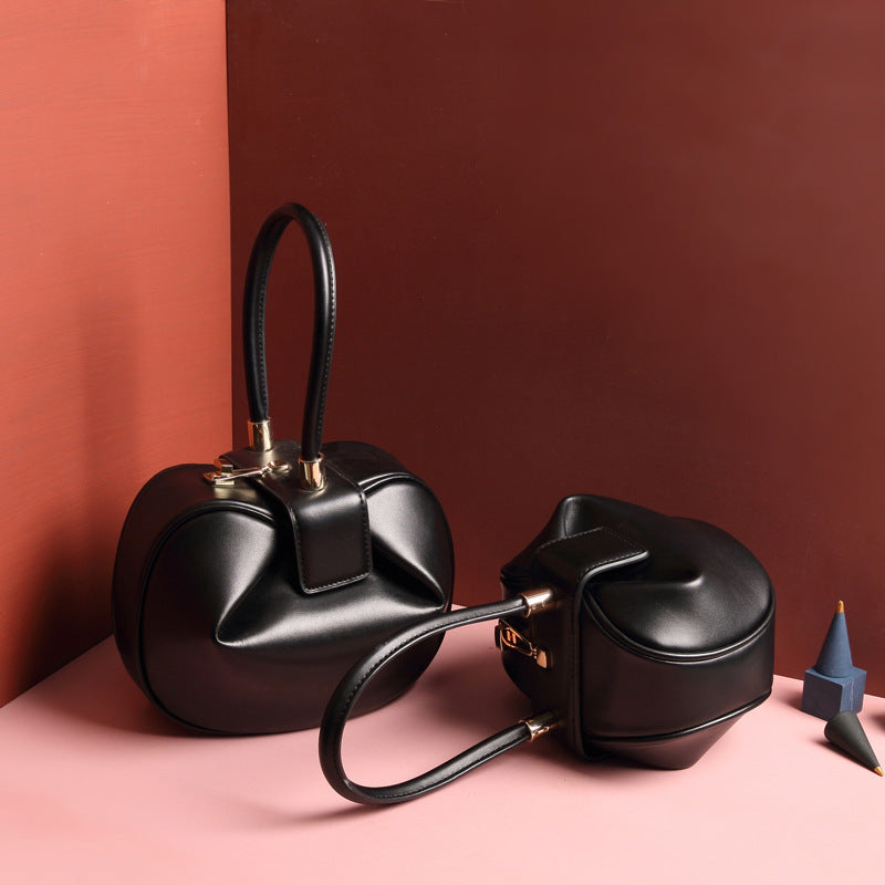 Leather Dumplings Handbag