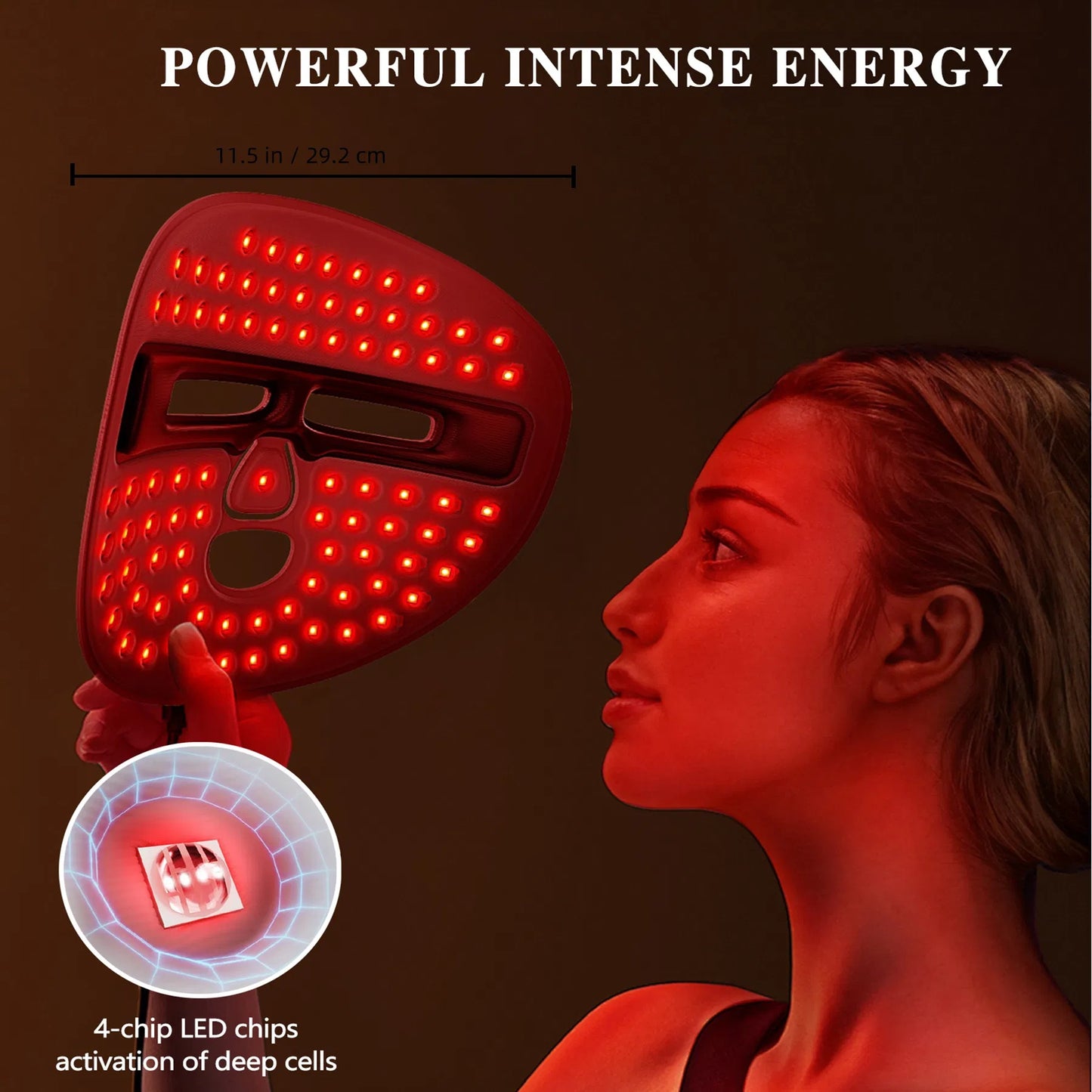 Red Light Therapy Skincare Face Mask